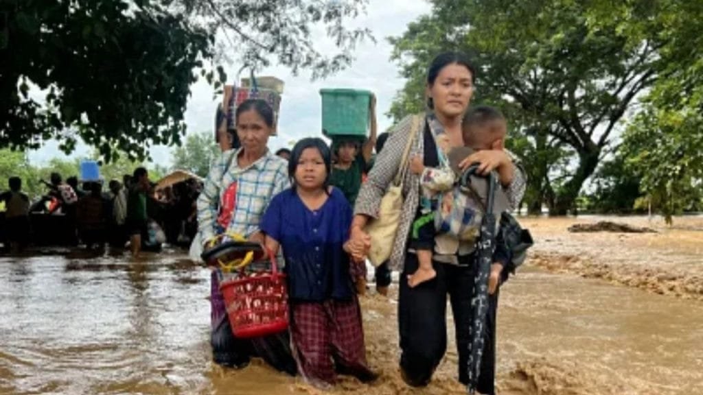 মিয়ানমারে ঘূর্ণিঝড় ইয়াগির তাণ্ডব