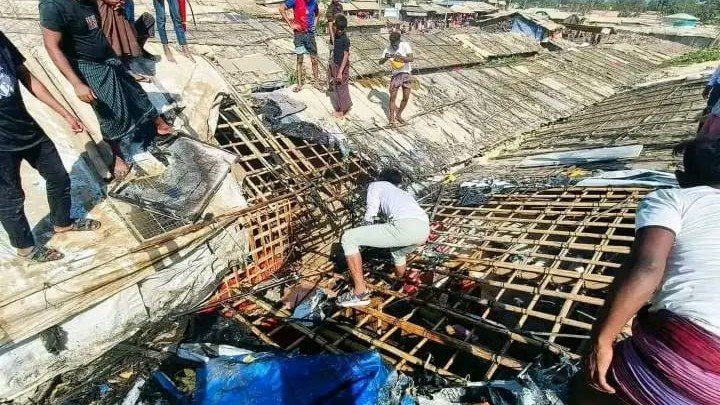 কক্সবাজারের রোহিঙ্গা শিবিরে ভয়াবহ অগ্নিকাণ্ড